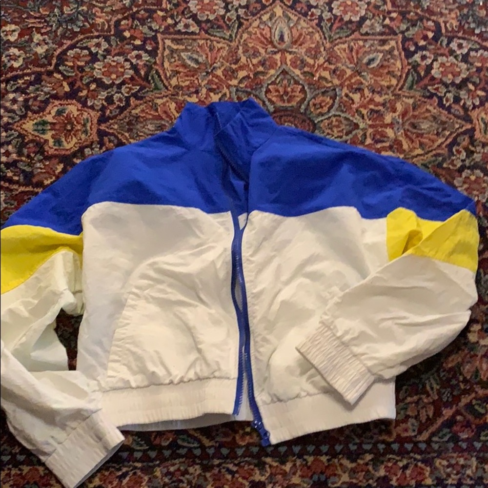 Wind breaker cropped jacket